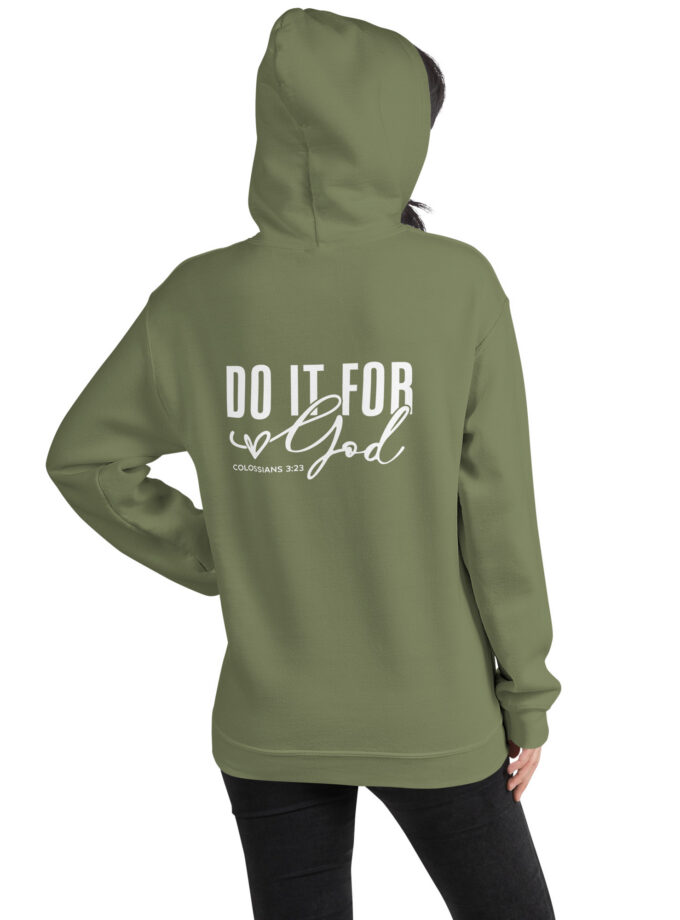 Do it for GOD Military Green - Unisex Hoodie