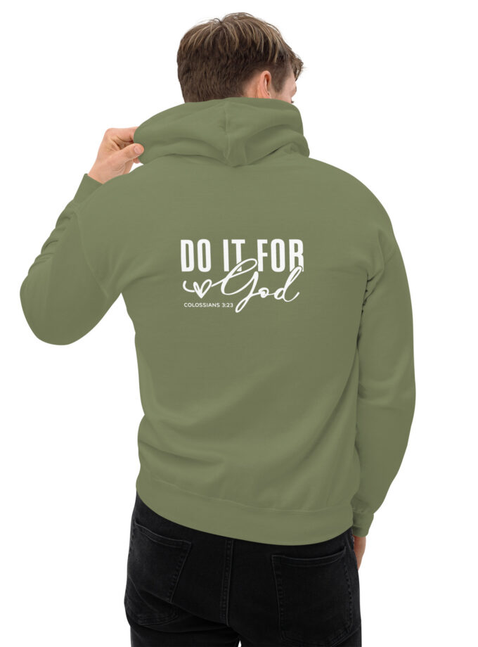 Do it for GOD Military Green - Unisex Hoodie