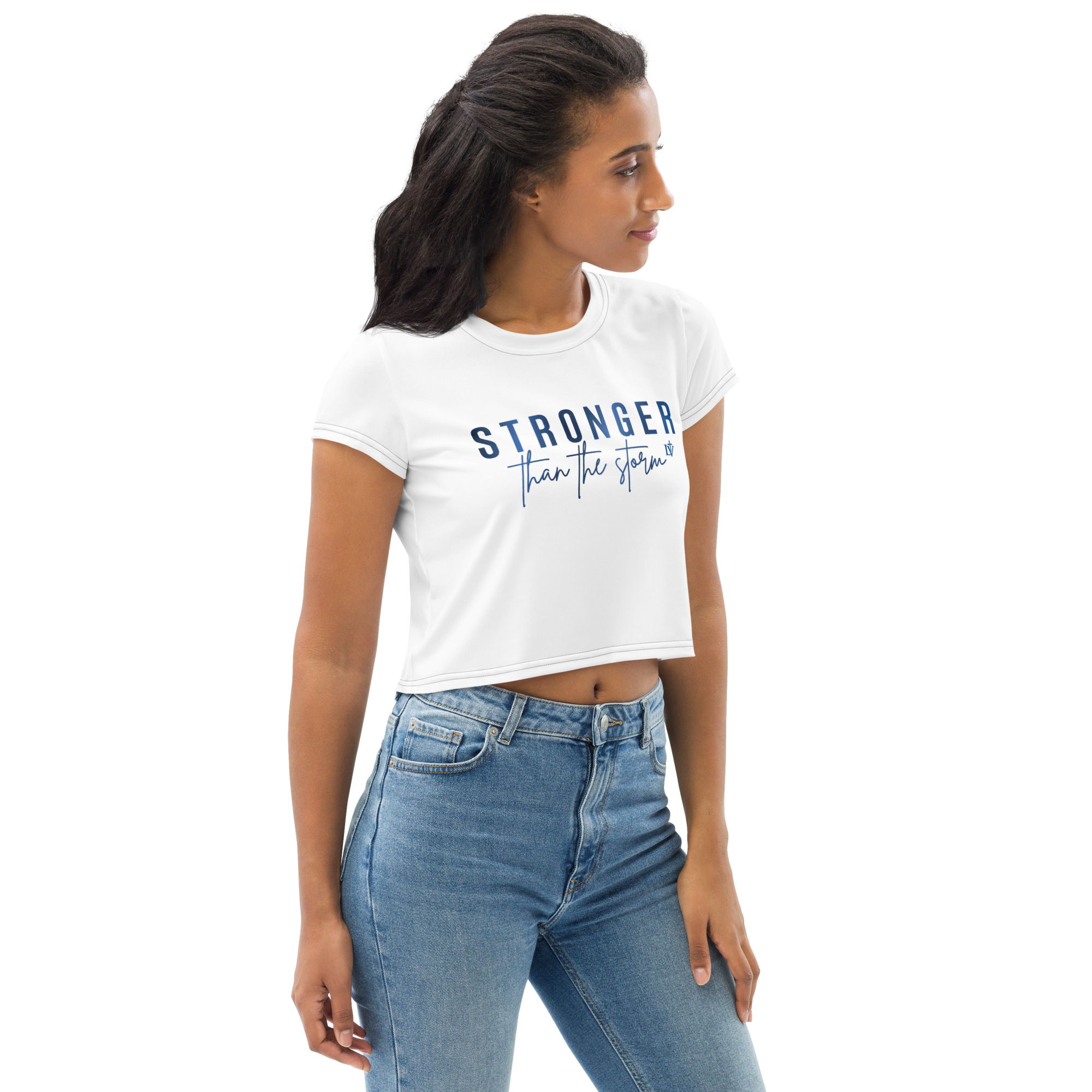 Women's Crop Tee White Edition - Image 2