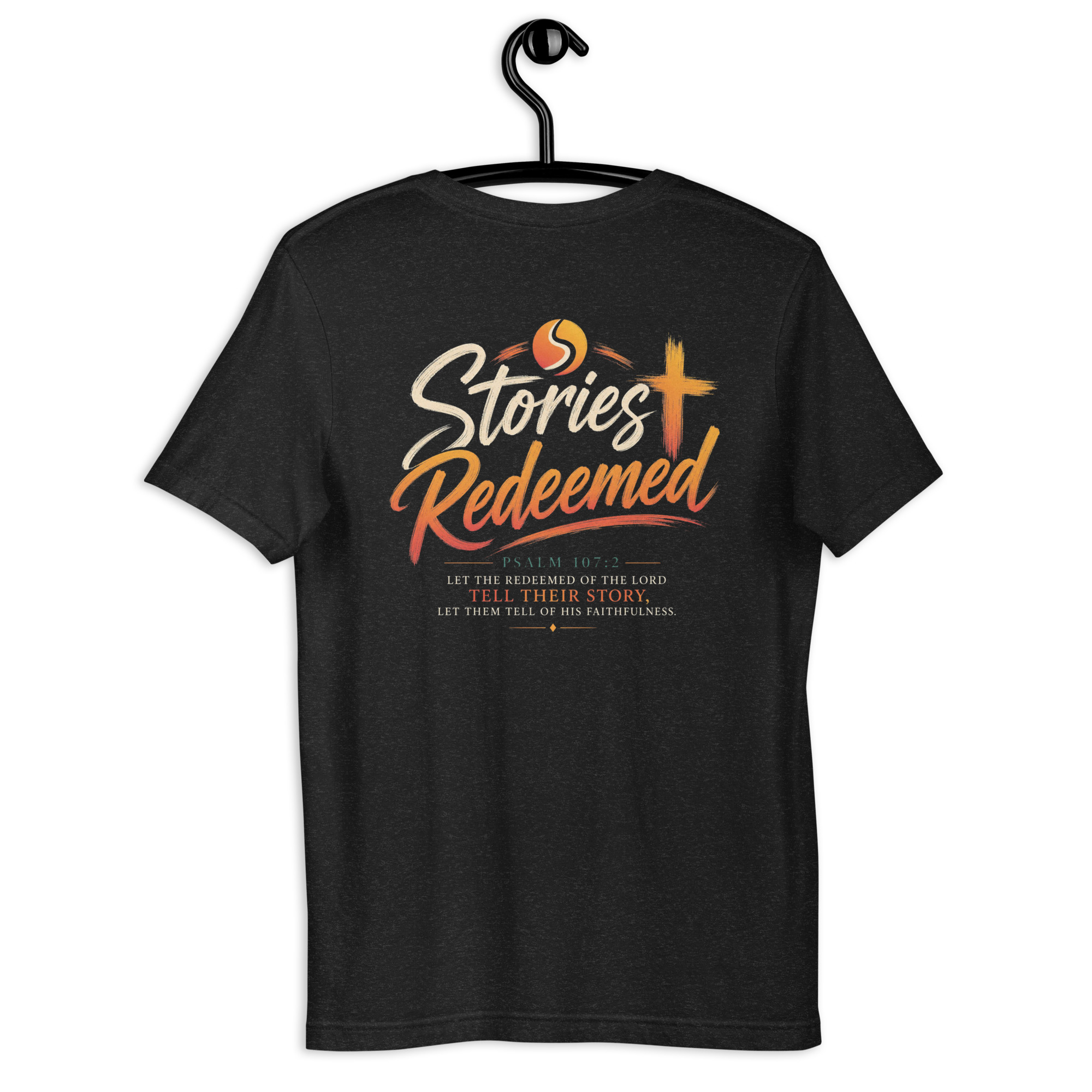 Stories Redeemed Black Unisex t-shirt - Image 5