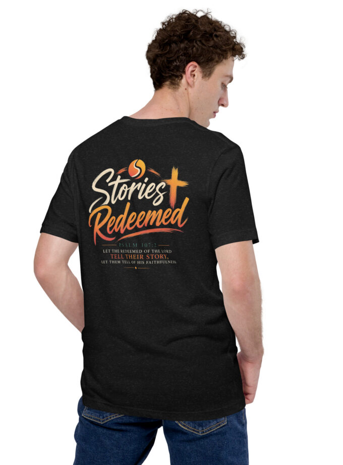 Stories Redeemed Black Unisex t-shirt