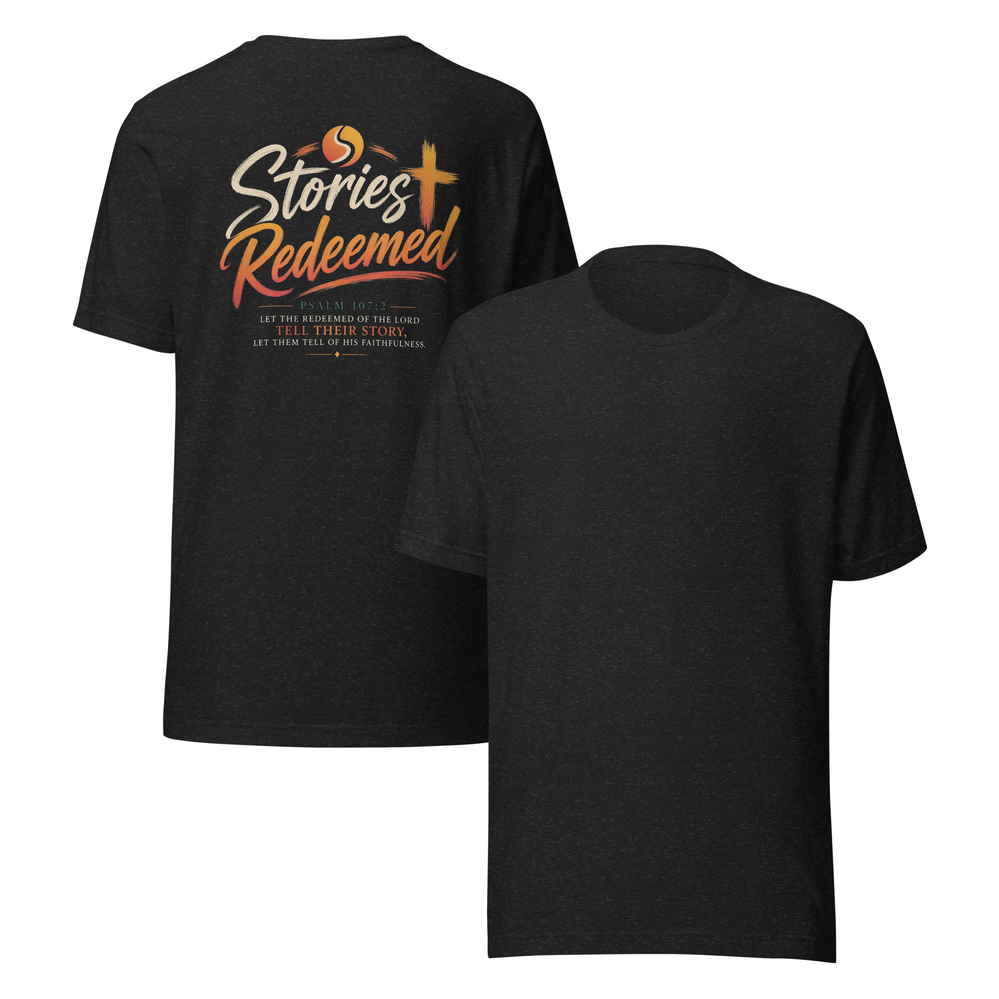 Stories Redeemed Black Unisex t-shirt